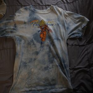 Primitive x Dragon Ball Z Goku Blue Tie Dye Graphic Tee
